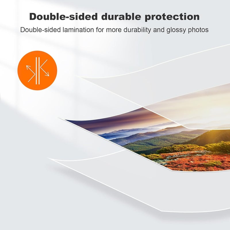 bonsaii Laminating Sheets, 400 PCS 3mil Thermal Laminating Pouches, 9 x 11.5 inches, Letter Size, Clear and Durable, Suitable for Multiple Fields of Use-LP400 - Image 4